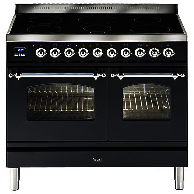 ILVE Milano Dual Fuel Induction Range Cooker Matt Black